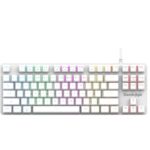 Cosmic Byte CB-GK-37 Firefly Per-Key RGB TKL Mechanical Keyboard with Swappable Outemu Red Switch (White)