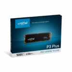 Crucial P3 Plus 500GB M.2 NVMe PCIe Gen 4.0 Internal SSD (CT500P3PSSD8)