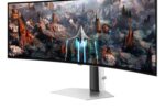 Samsung Odyssey G9 49" 240Hz 1440p Dual QHD OLED Panel HDR10 Ultrawide Curved Gaming Monitor with Speakers - Silver - Image 8