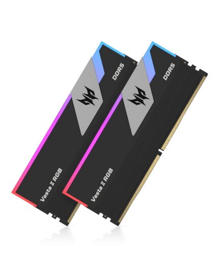 Acer Predator Vesta II Rgb 32Gb (16GbX2) 6000Mhz Ddr5 CL30 Desktop Ram (BL-9BWWR-327)
