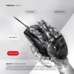 Cybeart | Ghost 49g Ultra-Light Wired Gaming Mouse | 12,800 DPI | - Image 6