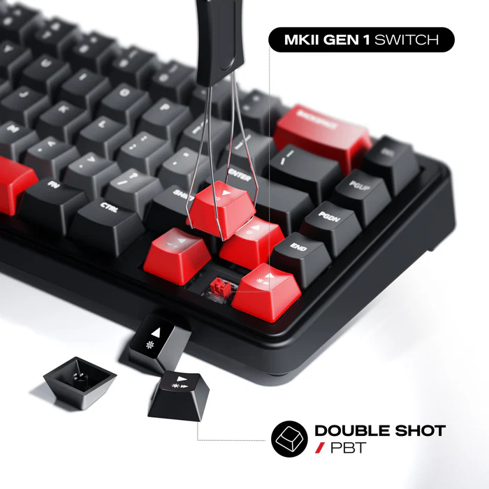 Akula 65 - Compact 65% Wireless RGB Mechanical Keyboard - Image 5