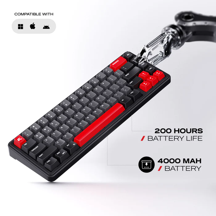 Akula 65 - Compact 65% Wireless RGB Mechanical Keyboard - Image 7